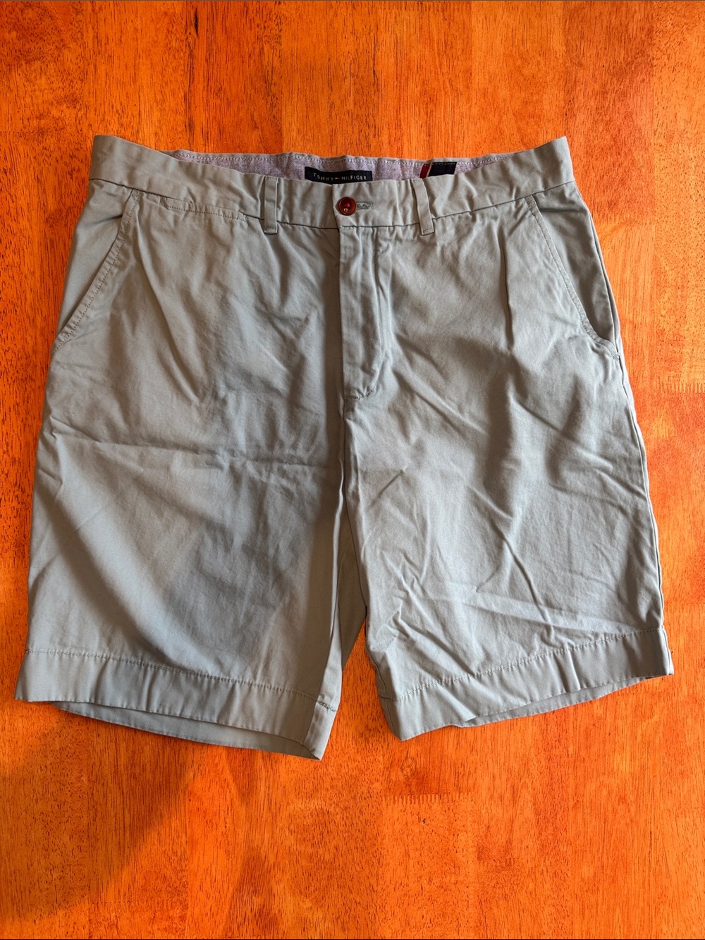 Men’s’ Light Baby Blue Tommy Hilfiger Shorts 36” Waist Powder Blue